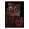 COPMIN-102 | Engraving Art™ 5" x 7" Tiger & Cub Copper Foil Project